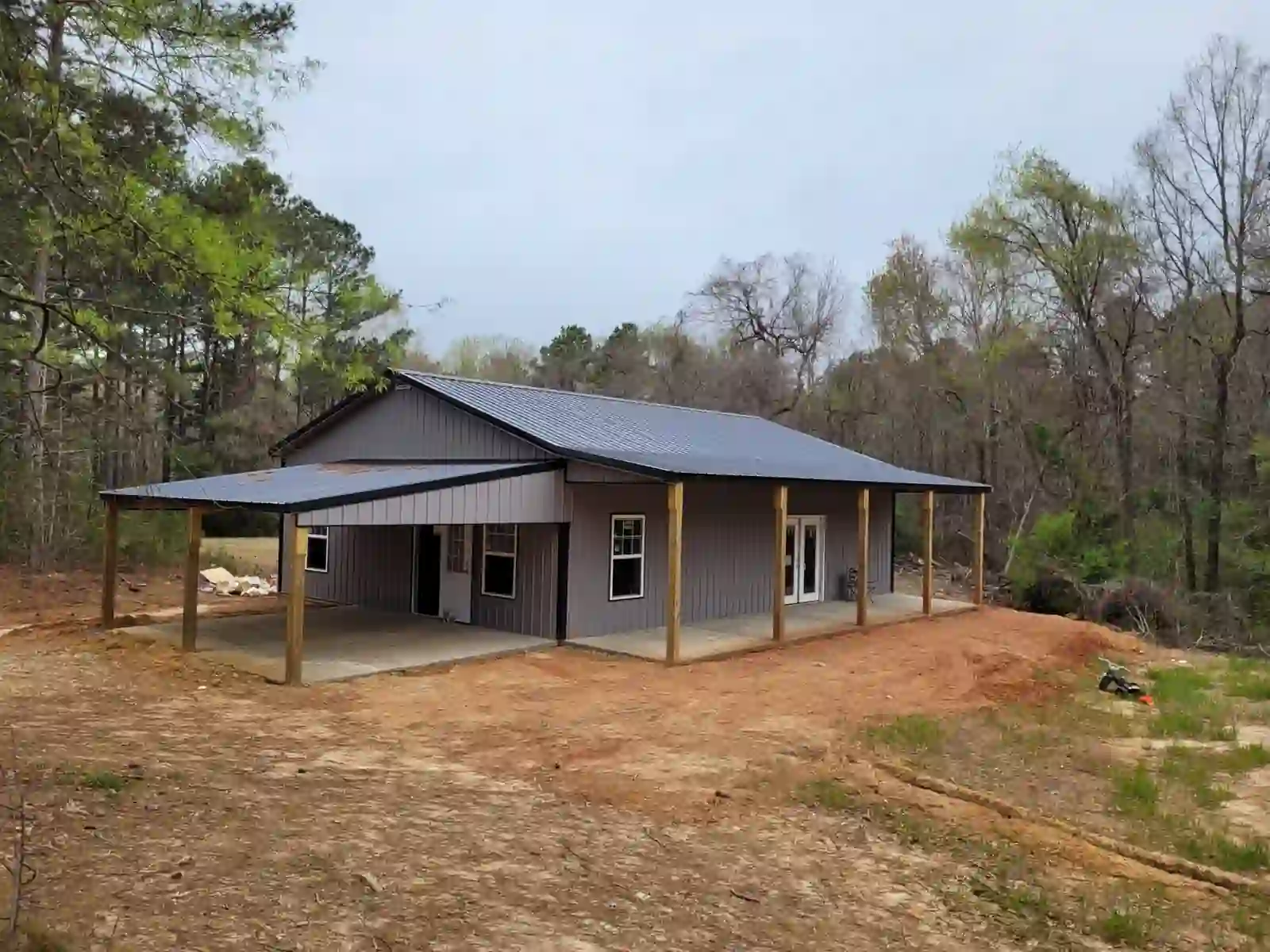 Barndominium built by Hoover Building Systems in Rutherford County, NC