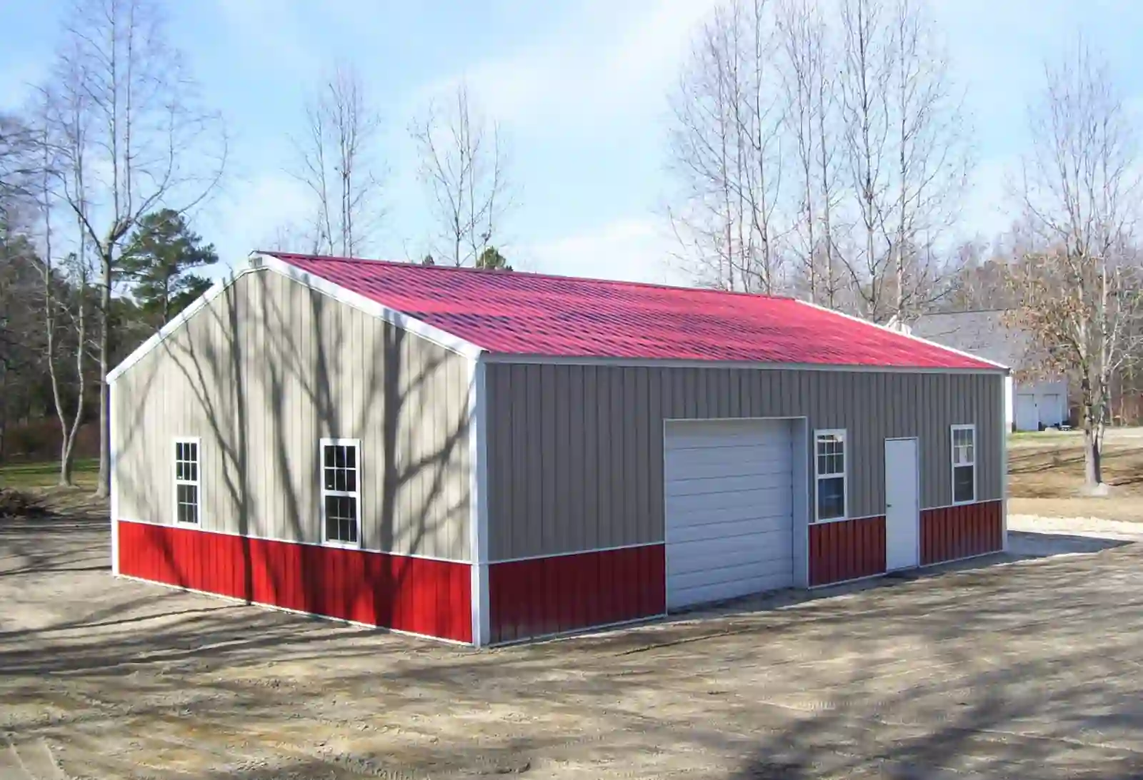 Garages & Shops project built by Hoover Building Systems