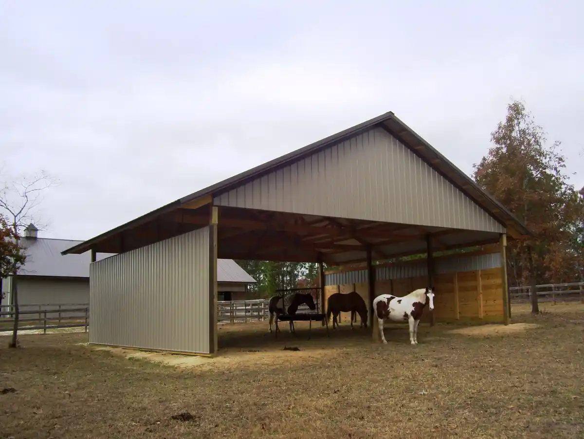 Horse Barns project built by Hoover Building Systems